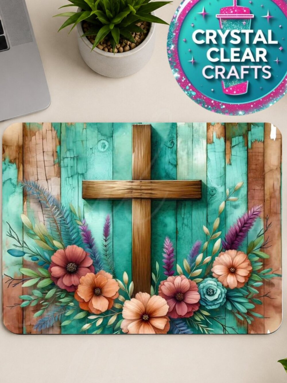 Religious Handmade Mousepad